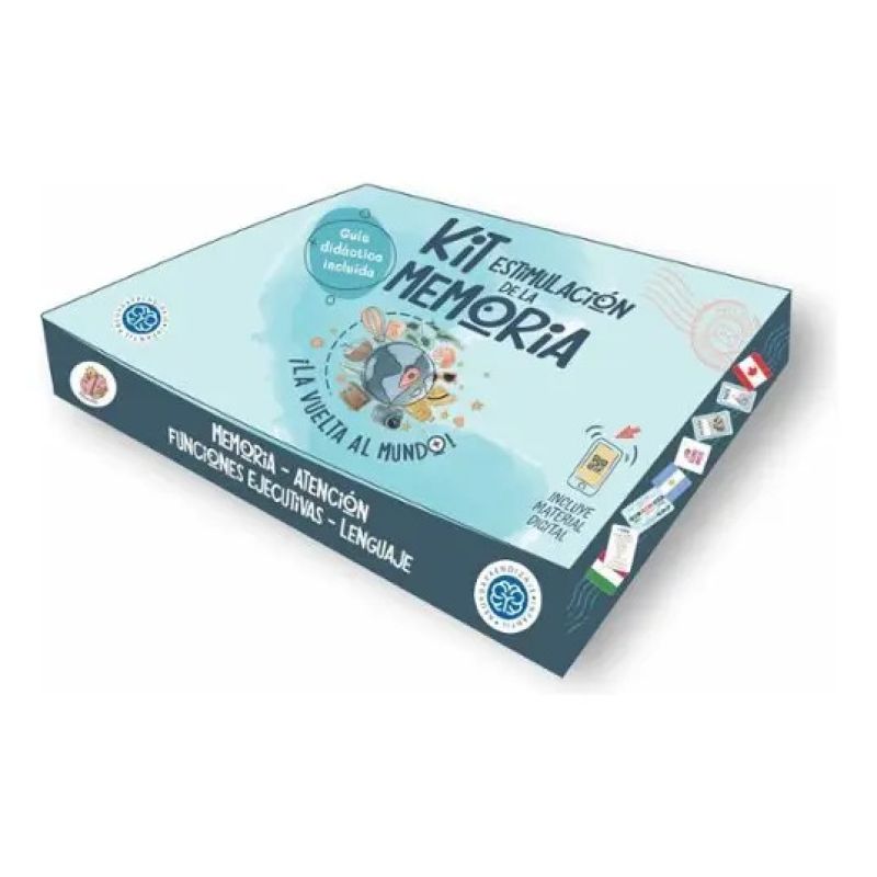 KIT PARA LA ESTIMULACION DE LA MEMORIA - LA VUELTA AL MUNDO! (Nuevo) - Miniatura 2
