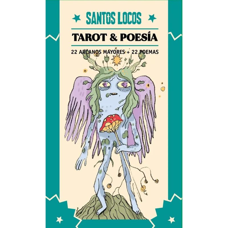 TAROT Y POESIA - MAZO VERDE - 22 ARCANOS MAYORES + 22 POEMAS (Nuevo)