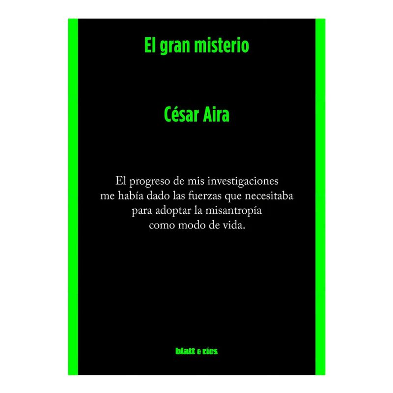 GRAN MISTERIO, EL - 2/ED. (Nuevo)