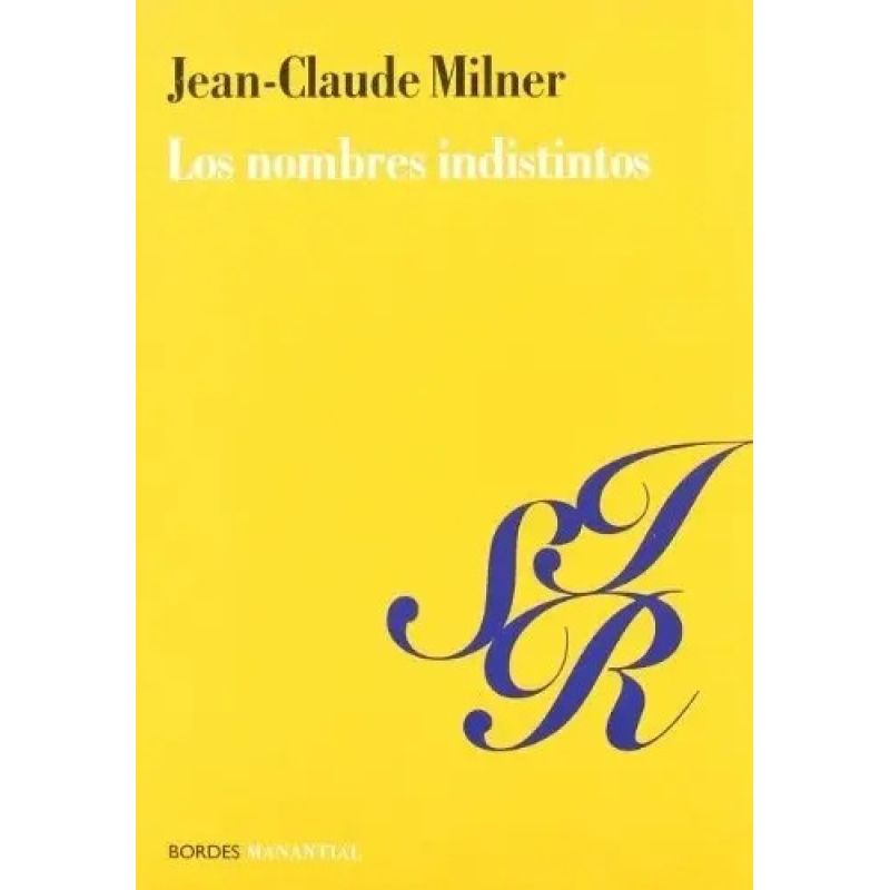 NOMBRES INDISTINTOS, LOS (Nuevo)