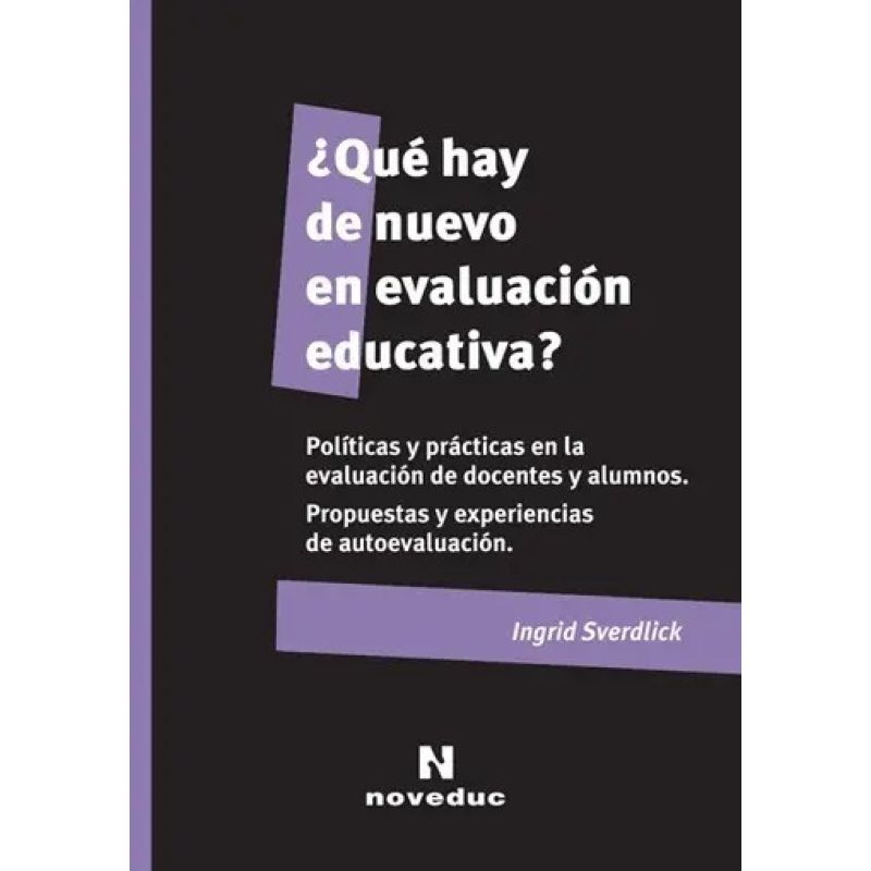 QUE HAY DE NUEVO EN EVALUACION EDUCATIVA? (Nuevo)