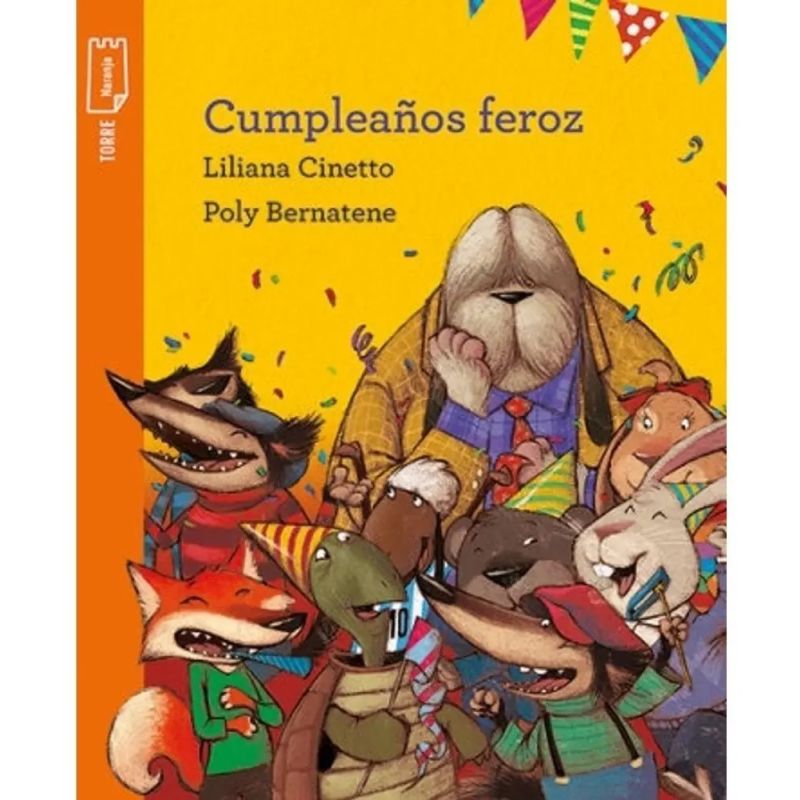 CUMPLEAÑOS FEROZ - TORRE DE PAPEL NARANJA (Nuevo)