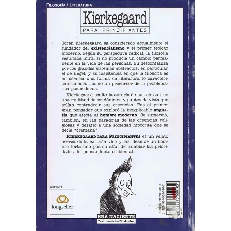 KIERKEGAARD PARA PRINCIPIANTES (Nuevo)