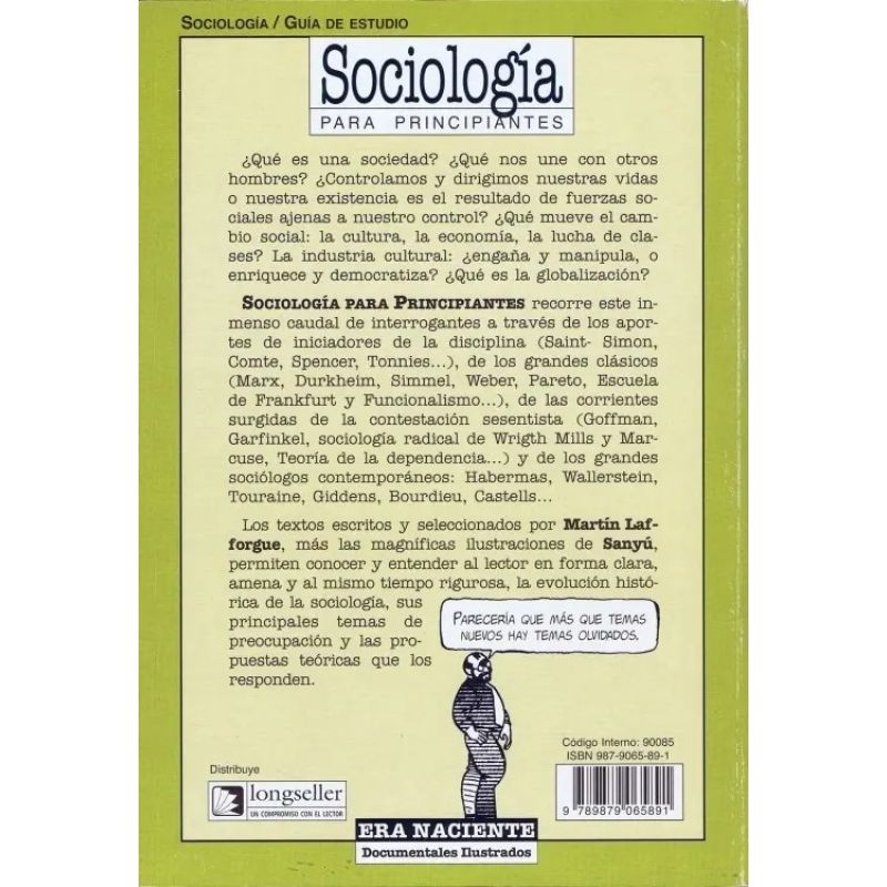 SOCIOLOGIA PARA PRINCIPIANTES (Nuevo)