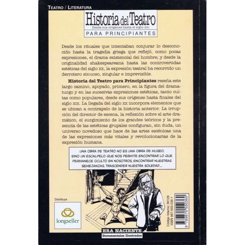 HISTORIA DEL TEATRO PARA PRINCIPIANTES (Nuevo)