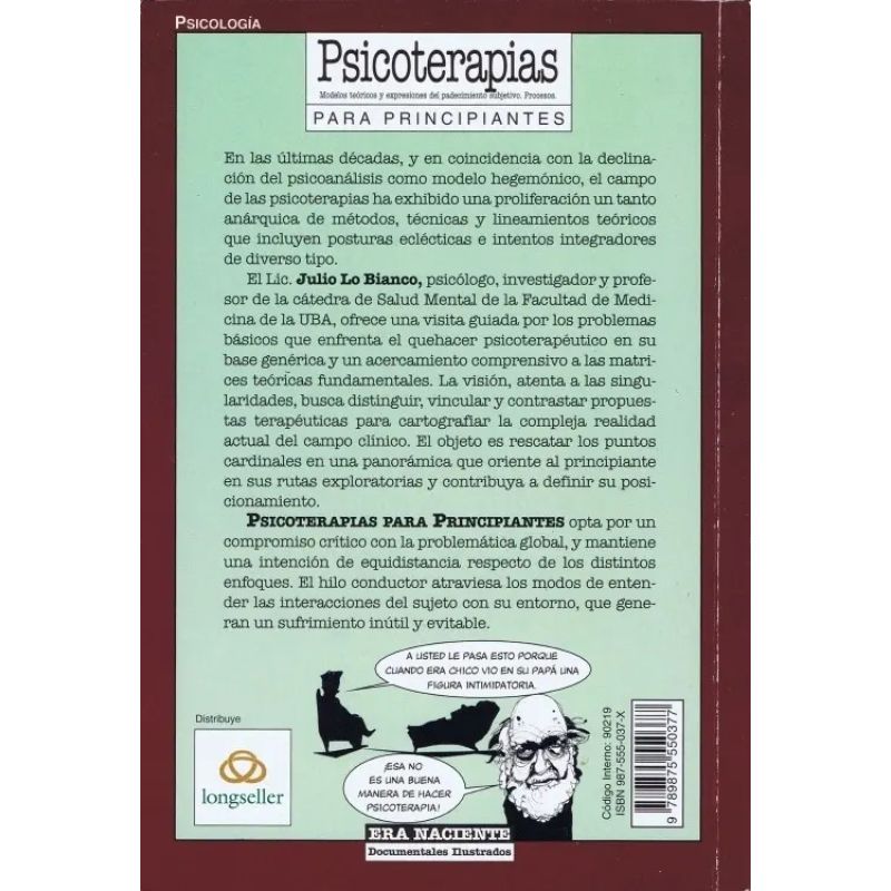 PSICOTERAPIAS PARA PRINCIPIANTES (Nuevo)
