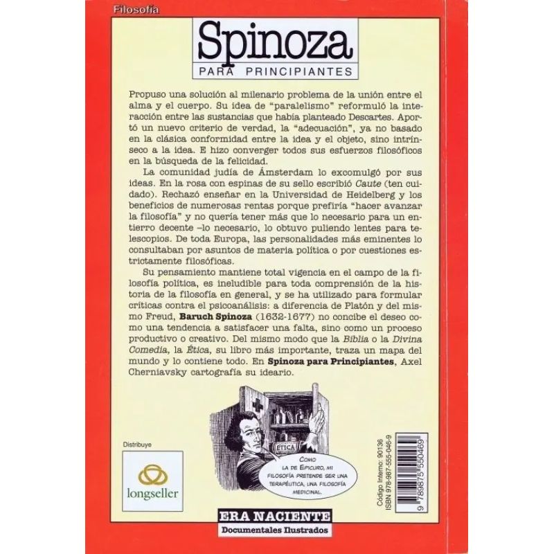 SPINOZA PARA PRINCIPIANTES (Nuevo)