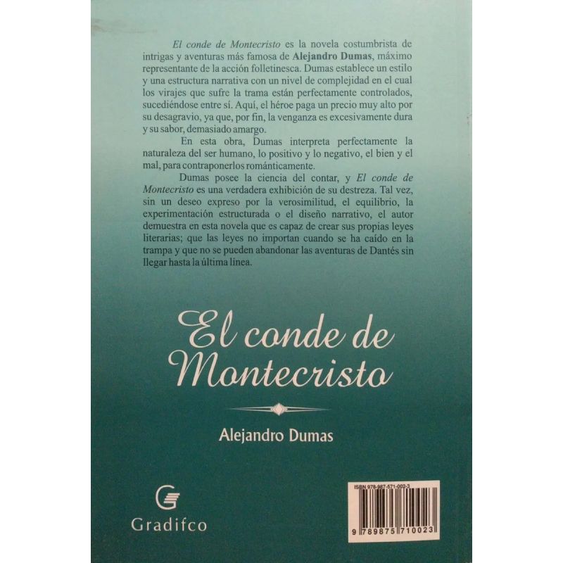 CONDE DE MONTECRISTO, EL - LETRAS SELECTAS (Nuevo) - Miniatura 2