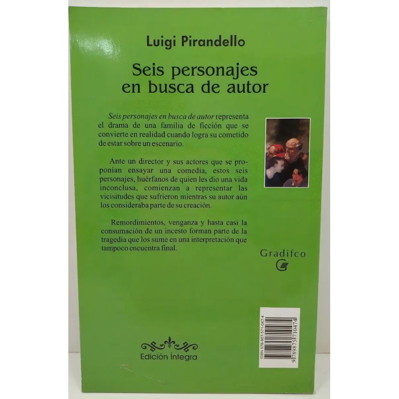 SEIS PERSONAJES EN BUSCA DE AUTOR - NOGAL (Nuevo) - Miniatura 2