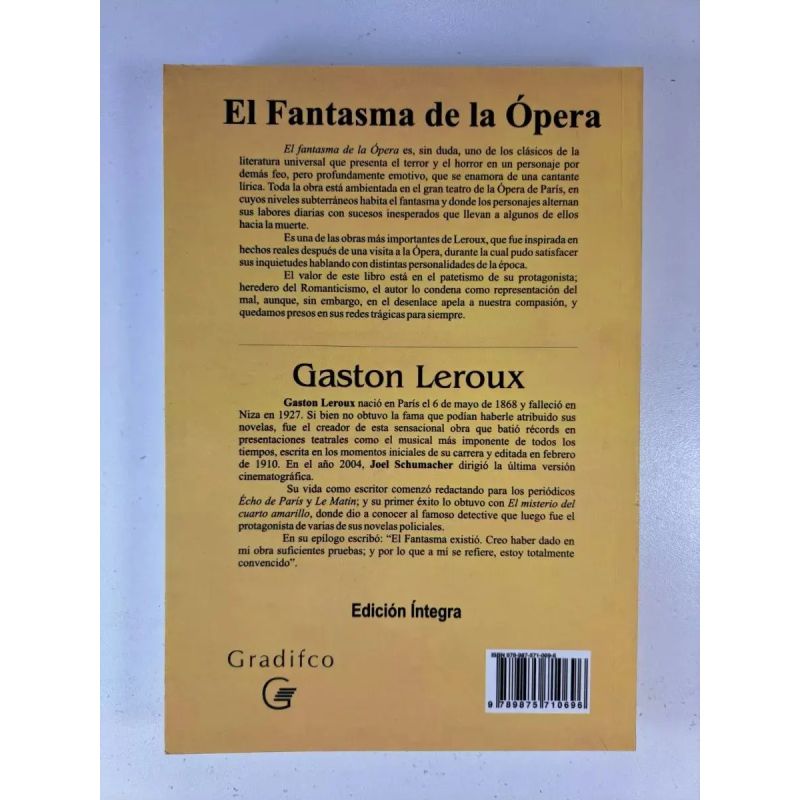 FANTASMA DE LA OPERA, EL - ROBLE PLUS (Nuevo) - Miniatura 3