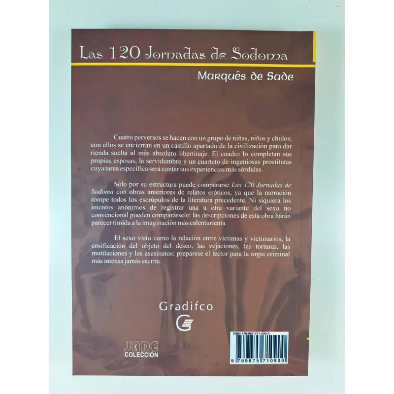 120 JORNADAS DE SODOMA,LAS - EDICION COMPLETA - SADE (Nuevo) - Miniatura 3