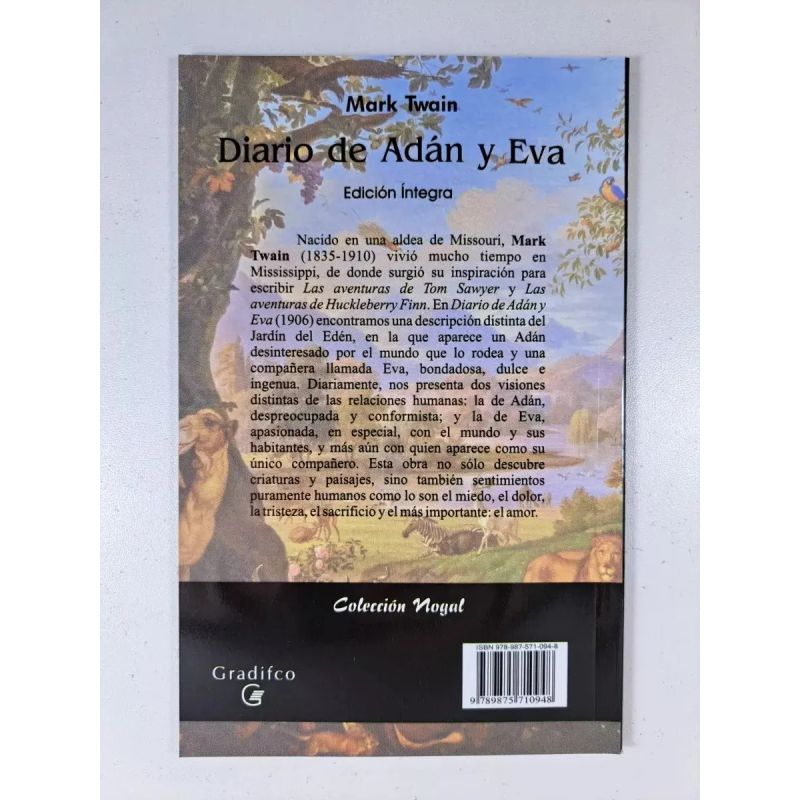 DIARIO DE ADAN Y EVA - NOGAL - Miniatura 3