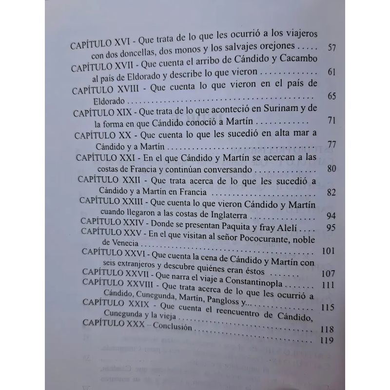 CANDIDO O EL OPTIMISMO - NOGAL (Nuevo) - Miniatura 5