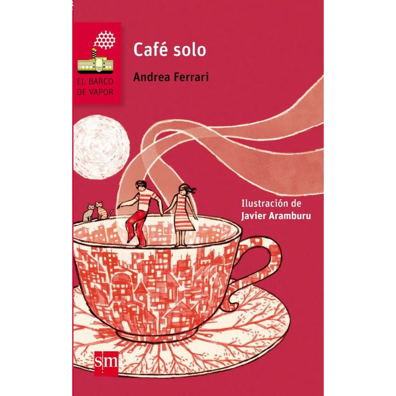 CAFE SOLO - BARCO DE VAPOR ROJA