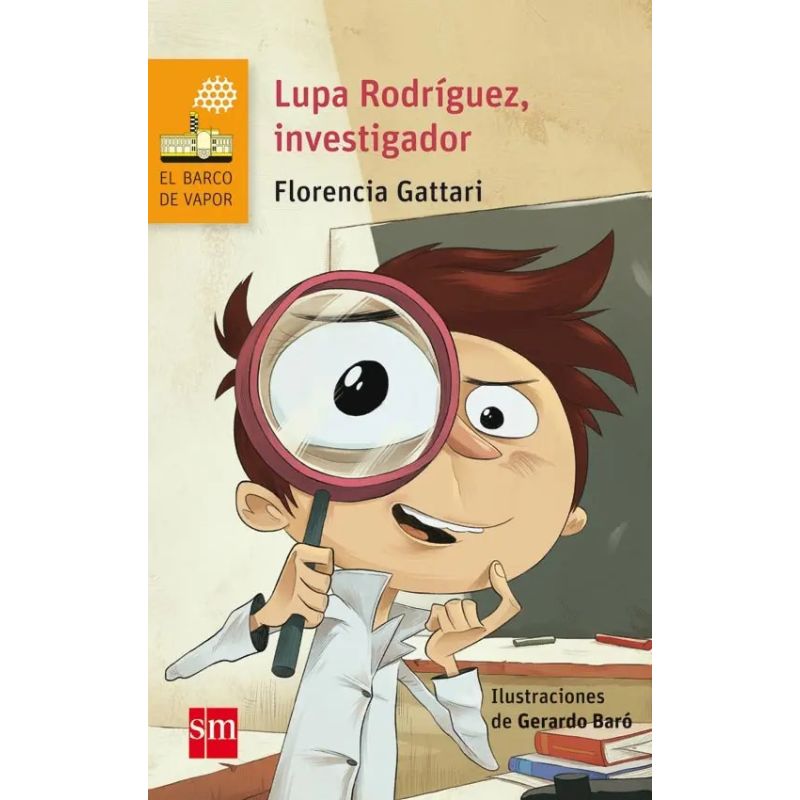 LUPA RODRIGUEZ, INVESTIGADOR - BARCO DE VAPOR NARANJA
