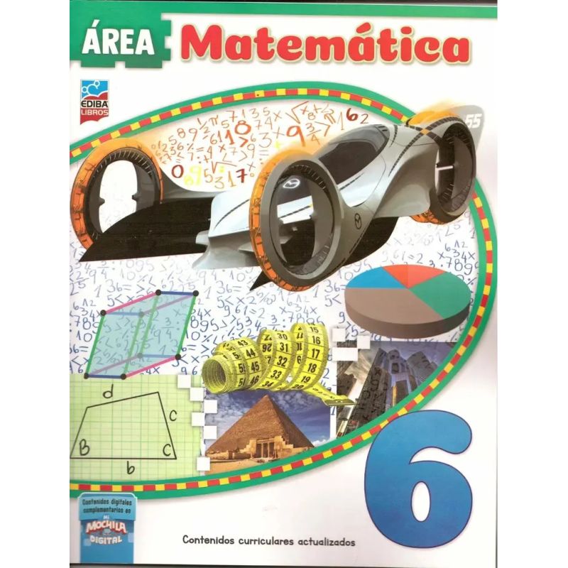 AREA MATEMATICA 6 - EDIBA - ED. 2019 (Nuevo) - Miniatura 2