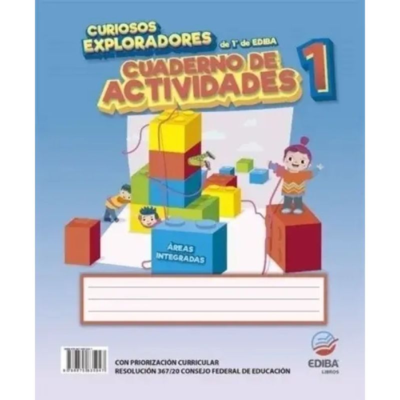 CURIOSOS EXPLORADORES DE 1º DE EDIBA - CUADERNO DE ACTIVIDADES (Nuevo)