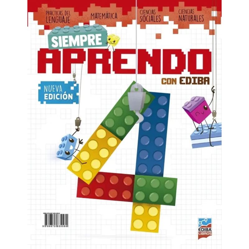 SIEMPRE APRENDO CON EDIBA 4 - AREAS INTEGRADAS - ED. 2024 (Nuevo)