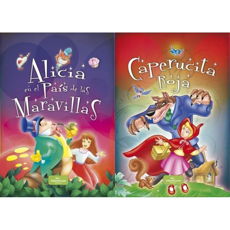 CAPERUCITA ROJA / ALICIA EN EL PAIS DE LAS MARAVILLAS - CUENTOS MARAVILLOSOS - TD (Nuevo)