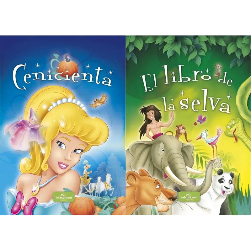 CENICIENTA / EL LIBRO DE LA SELVA - CUENTOS MARAVILLOSOS - TD (Nuevo)