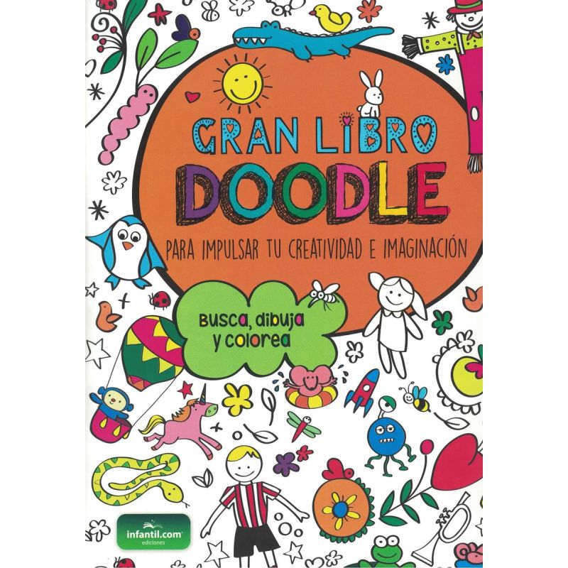 GRAN LIBRO DOODLE - NARANJA (Nuevo)