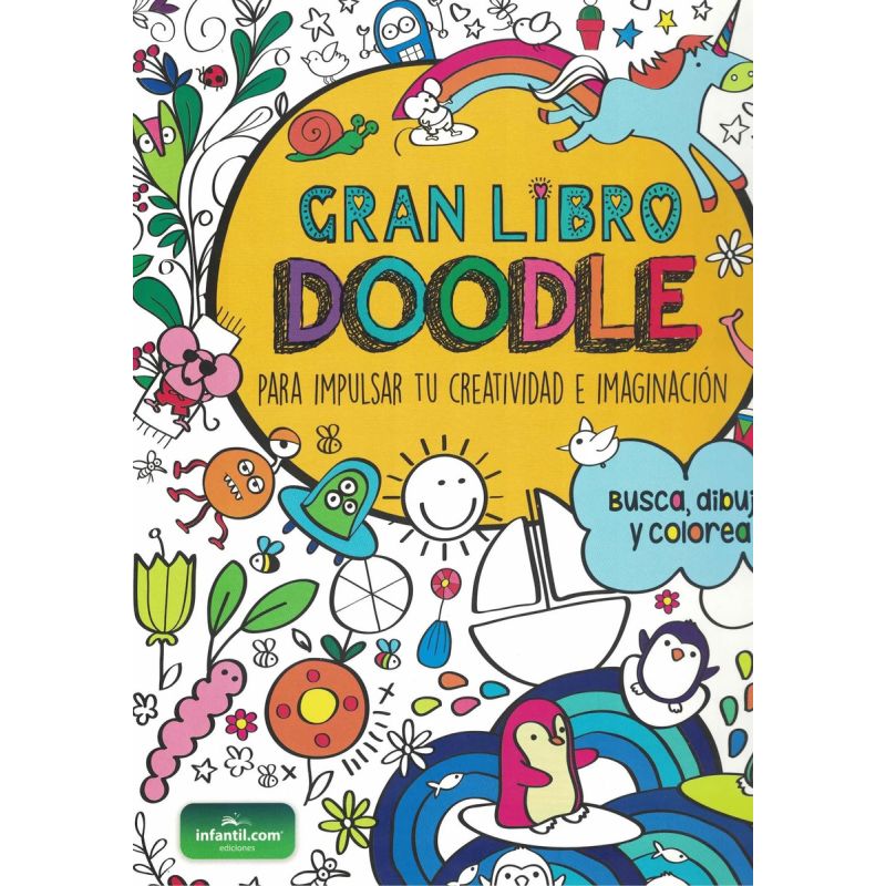 GRAN LIBRO DOODLE - AMARILLO (Nuevo)
