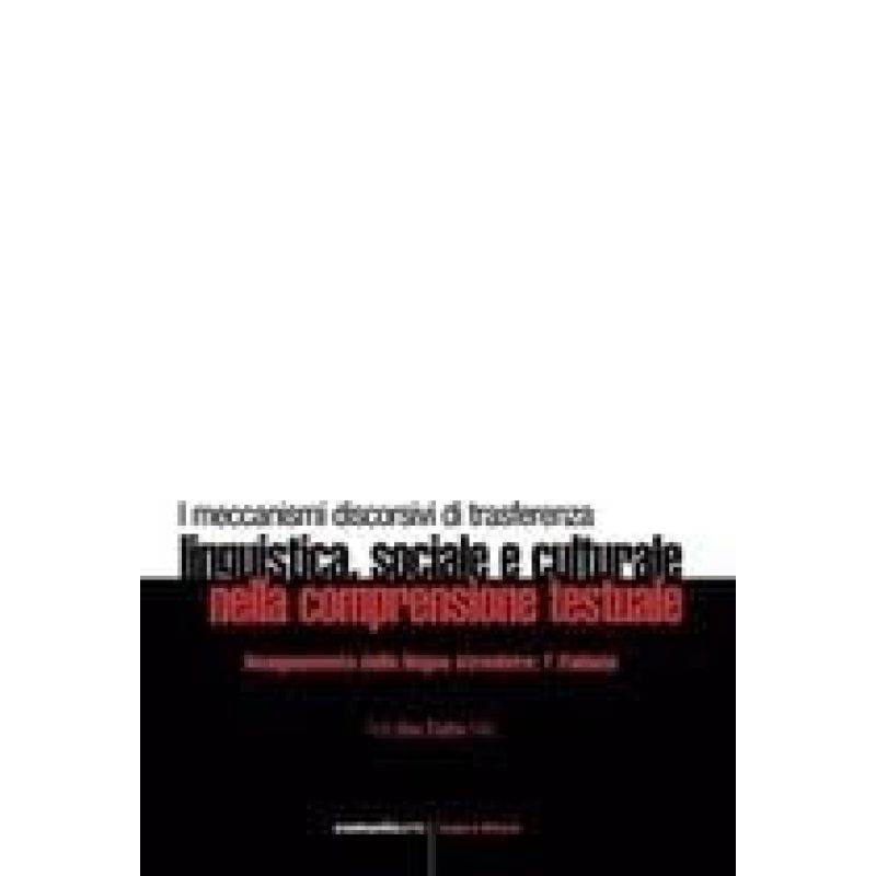 MECCANISMI DISCORSIVI DI TRANSFERENZA LINGUISTICA, I (Nuevo)