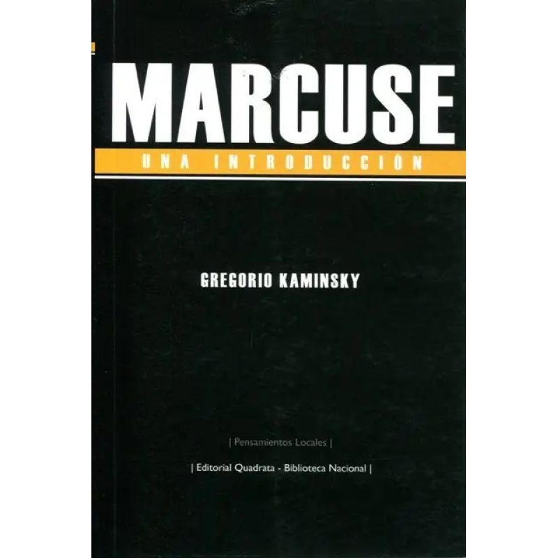 MARCUSE - UNA INTRODUCCION (Nuevo)