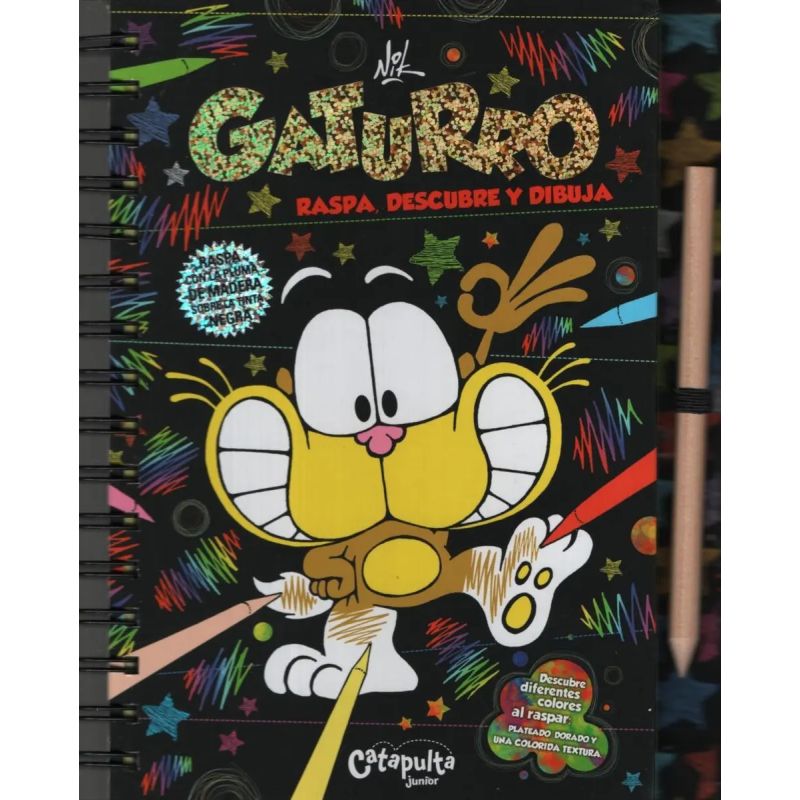 GATURRO - RASPA, DESCUBRE Y DIBUJA (Nuevo)