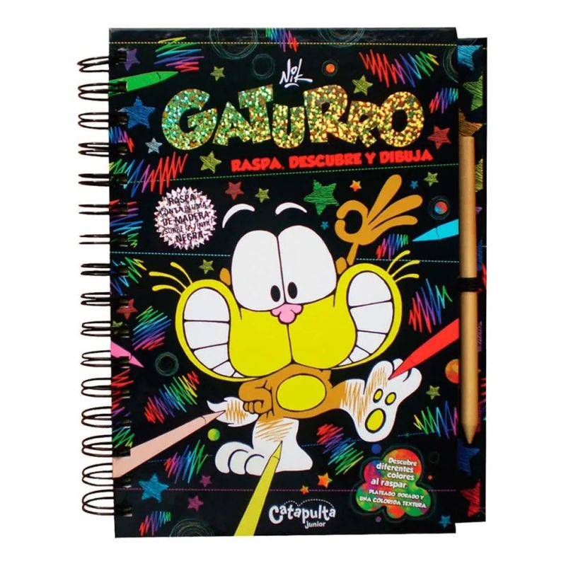 GATURRO - RASPA, DESCUBRE Y DIBUJA (Nuevo) - Miniatura 2