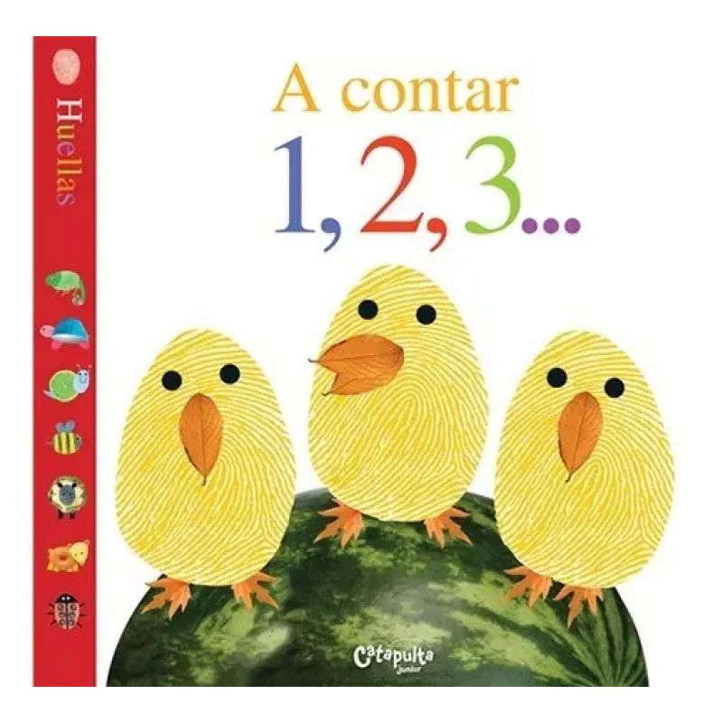 A CONTAR 1 2 3...- HUELLAS (CARTONE C/ TEXTURAS) (Nuevo)