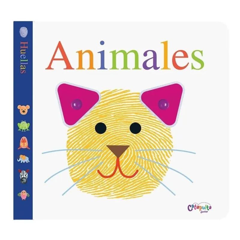 ANIMALES - HUELLAS (CARTONE C/ TEXTURAS) (Nuevo)