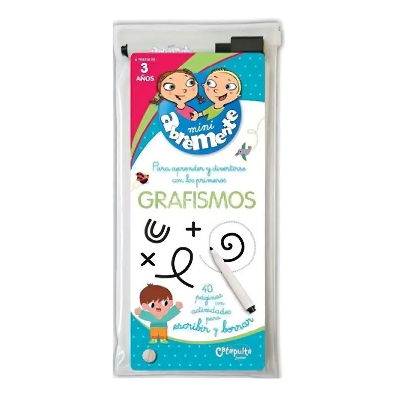 MINI ABREMENTE PARA ESCRIBIR Y BORRAR - GRAFISMOS (Nuevo)