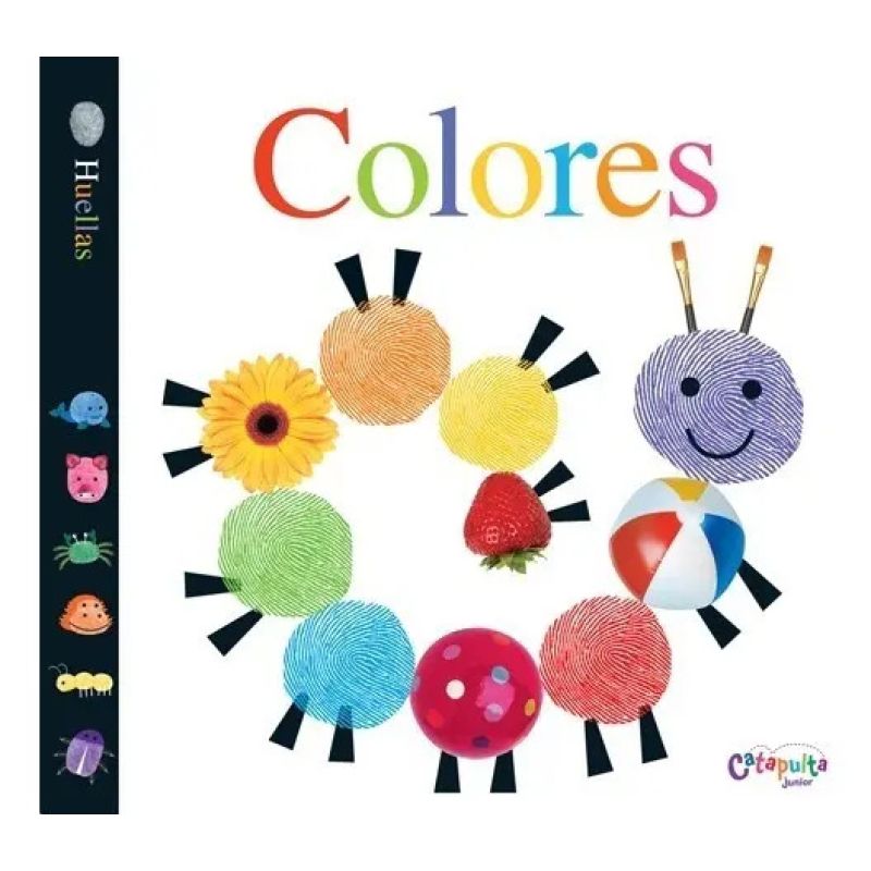 COLORES - HUELLAS (CARTONE C/ TEXTURAS) (Nuevo)
