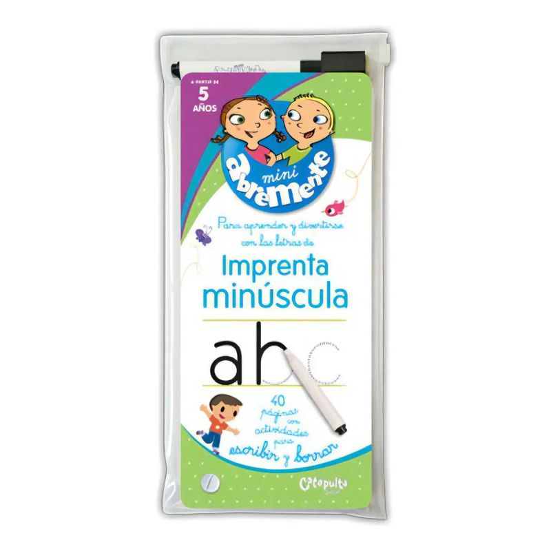 ABREMENTE PARA ESCRIBIR Y BORRAR - IMPRENTA MINUSCULA (Nuevo)