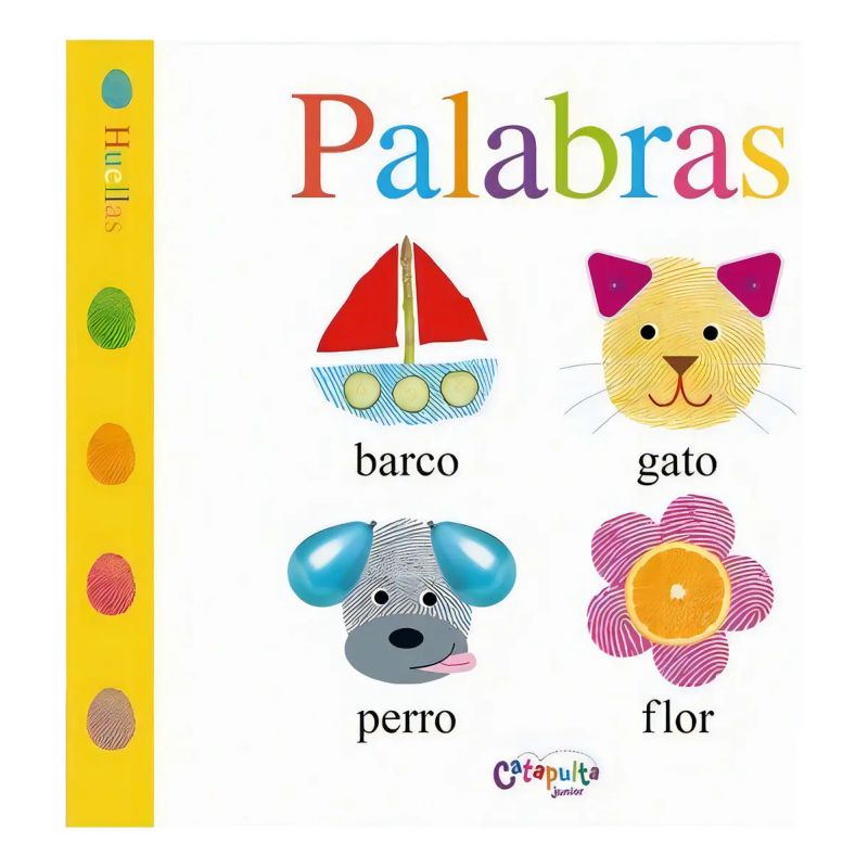 PALABRAS - HUELLAS (CARTONE C/ TEXTURAS) (Nuevo)