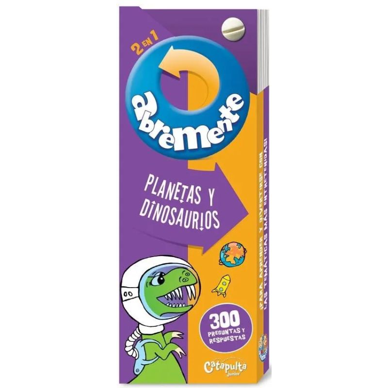 ABREMENTE 2 EN 1 - PLANETAS Y DINOSAURIOS (Nuevo)