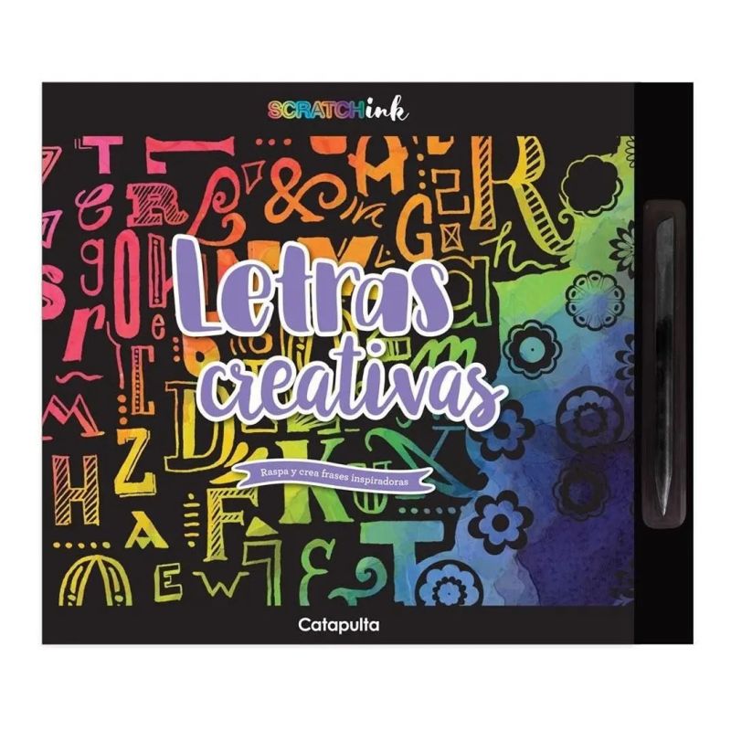 LETRAS CREATIVAS - SCRATCH INK - TROQUELADO (Nuevo)