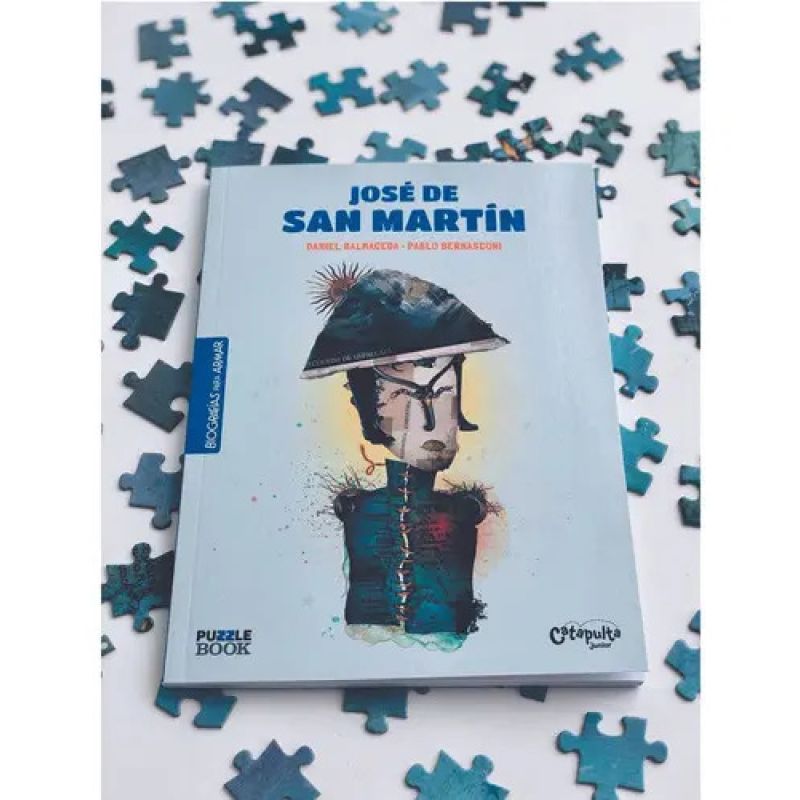 JOSE DE SAN MARTIN - BIOGRAFIAS PARA ARMAR - PUZZLE BOOK (Nuevo) - Miniatura 2