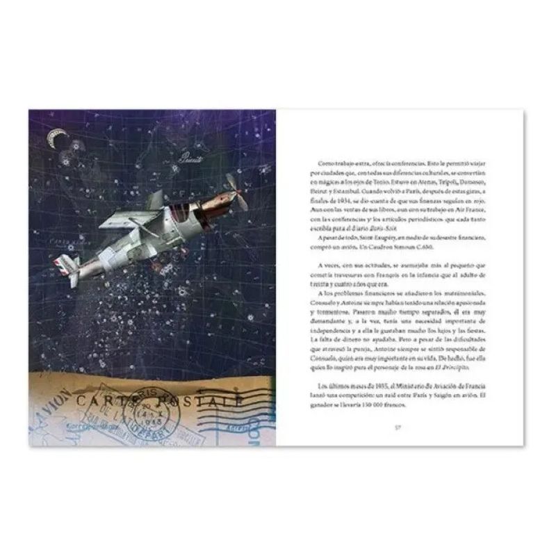 ANTOINE DE SAINT-EXUPERY - BIOGRAFIAS PARA ARMAR - PUZZLE BOOK (Nuevo) - Miniatura 3