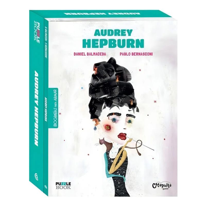 AUDREY HEPBURN - BIOGRAFIAS PARA ARMAR - PUZZLE BOOK (Nuevo)