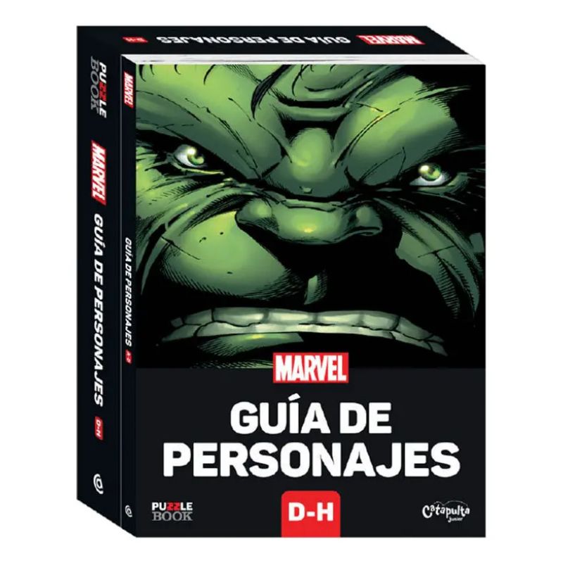 MARVEL: GUIA DE PERSONAJES D-H + ROMPECABEZAS DE HULK 300 PIEZAS - CAJA (Nuevo) - Miniatura 2