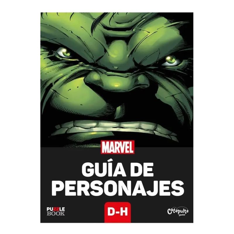 MARVEL: GUIA DE PERSONAJES D-H + ROMPECABEZAS DE HULK 300 PIEZAS - CAJA (Nuevo)