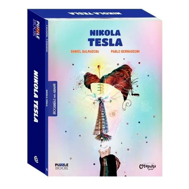 NIKOLA TESLA - BIOGRAFIAS PARA ARMAR - PUZZLE BOOK (Nuevo) - Miniatura 2