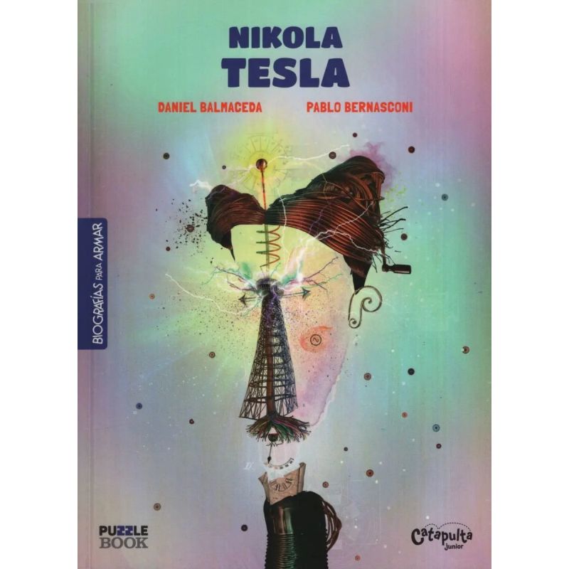 NIKOLA TESLA - BIOGRAFIAS PARA ARMAR - PUZZLE BOOK (Nuevo)