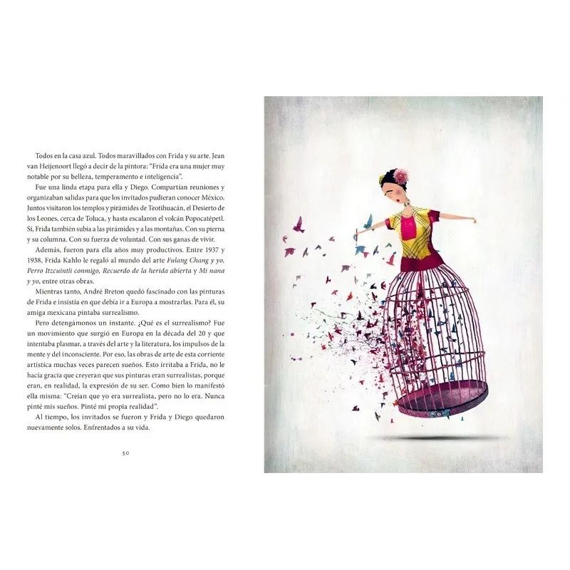 FRIDA KAHLO - BIOGRAFIAS PARA ARMAR - PUZZLE BOOK (Nuevo) - Miniatura 4