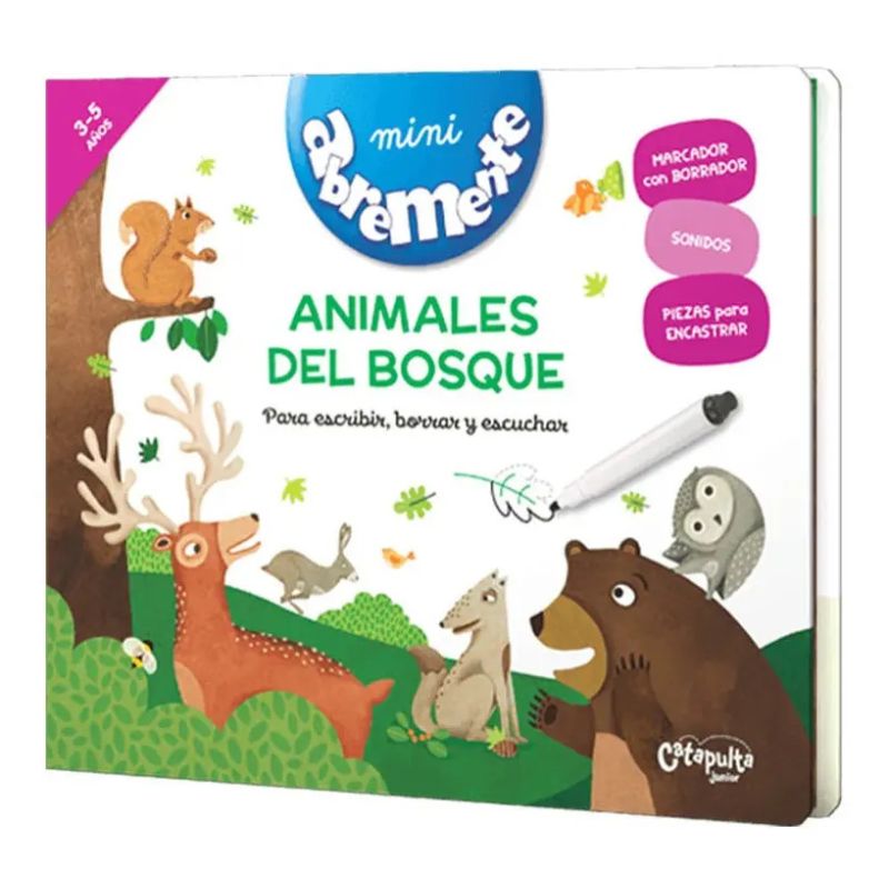 ANIMALES DEL BOSQUE - ABREMENTE MINI SONOROS (TD) (Nuevo) - Miniatura 2