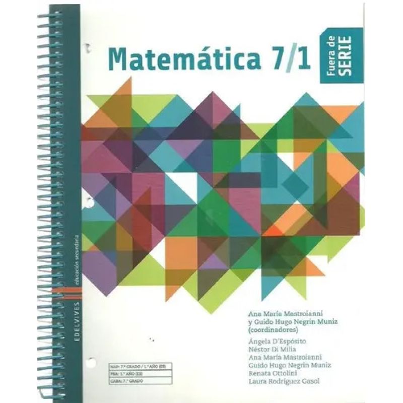 MATEMATICA 7/1 - FUERA DE SERIE (Nuevo)
