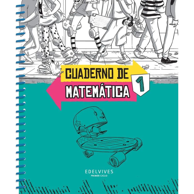 CUADERNO DE MATEMATICAS 1 - SOBRE RUEDAS (Nuevo)