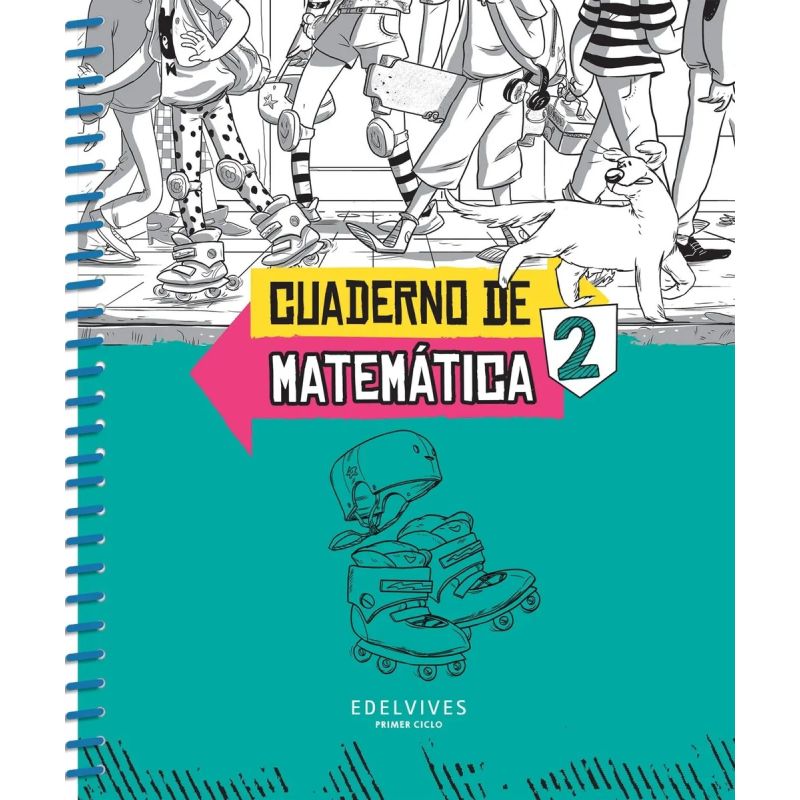 CUADERNO DE MATEMATICAS 2 - SOBRE RUEDAS (Nuevo)